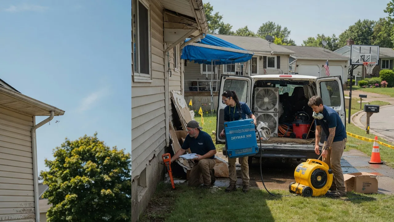 Ceiling Leak Cleanup in Pandora, OH near me